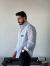 Daily Oversize Beyaz Çizgili Gömlek