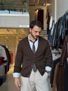Delon Kahverengi Basic Triko Hırka