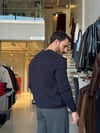 Delon Lacivert Basic Triko Hırka
