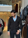 Delon Siyah Basic Triko Hırka