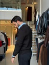 Delon Siyah Basic Triko Hırka