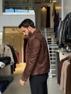 Due Kahverengi Fermuarlı Süet Ceket