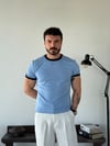 Edge Mavi Penye Tişört