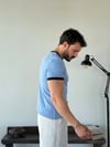 Edge Mavi Penye Tişört
