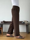 Elena 5801 Kahve Baggy Pantolon