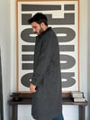 Elitles Yün Karışımlı Siyah Kaban