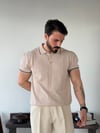 Fabio Yarım Patlı Bej Triko