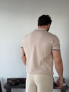 Fabio Yarım Patlı Bej Triko