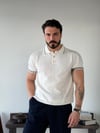 Fabio Yarım Patlı Beyaz Triko