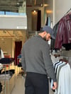 Felix Antrasit Fermuarlı Dik Yaka Triko