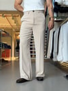 Flare Twill Bej Pantolon