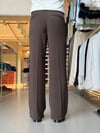Flare Twill Kahverengi Pantolon