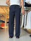 Flare Twill Lacivert Pantolon