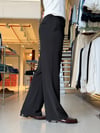Flare Twill Siyah Pantolon