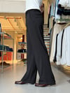 Flare Twill Siyah Pantolon