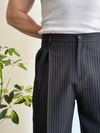 Flippo Çizgili Lacivert Pantolon