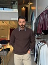 Florias Kahverengi Basic Triko