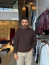 Florias Kahverengi Basic Triko