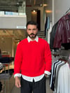 Florias Kırmızı Basic Triko