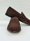 Handmade Loafer Kahve Süet Ayakkabı