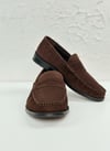 Handmade Loafer Kahve Süet Ayakkabı