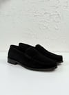 Handmade Loafer Siyah Süet Ayakkabı