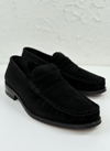 Handmade Loafer Siyah Süet Ayakkabı