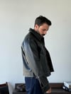 Heinola Dikişli Siyah Deri Ceket