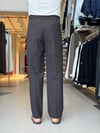 Jaguar Çizgili Kahverengi Baggy Pantolon