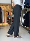 Jaguar Çizgili Siyah Baggy Pantolon
