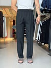 Jaguar Çizgili Siyah Baggy Pantolon