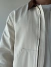 Jeanova Krem Denim Ceket