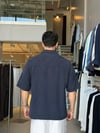 Jos Navy Blue Lyocell Gömlek