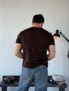 Knit Örme Kahve Tişört