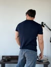 Knit Örme Lacivert Tişört