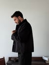 Leva Siyah Half Trençkot