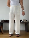 Levin 5794 Tensel Ekru Baggy Pantolon