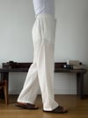 Levin 5794 Tensel Ekru Baggy Pantolon