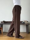 Levin 5794 Tensel Kahve Baggy Pantolon