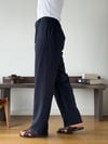 Levin 5794 Tensel Lacivert Baggy Pantolon
