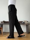 Levin 5794 Tensel Siyah Baggy Pantolon