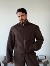Levin Linen / Tensel Kahverengi Ceket