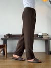 Linda Double Kahve  Baggy Pantolon