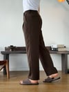Linda Double Kahve  Baggy Pantolon