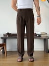 Linda Double Kahve  Baggy Pantolon
