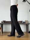 Linda Twill Siyah Baggy Pantolon