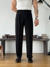Linda Twill Siyah Baggy Pantolon