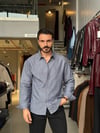 Logan Lacivert Relax Fit Gömlek