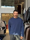 Makalla Lacivert Boxy Fit Sweatshirt