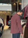 Marcus Bordo Çizgili Modal Gömlek